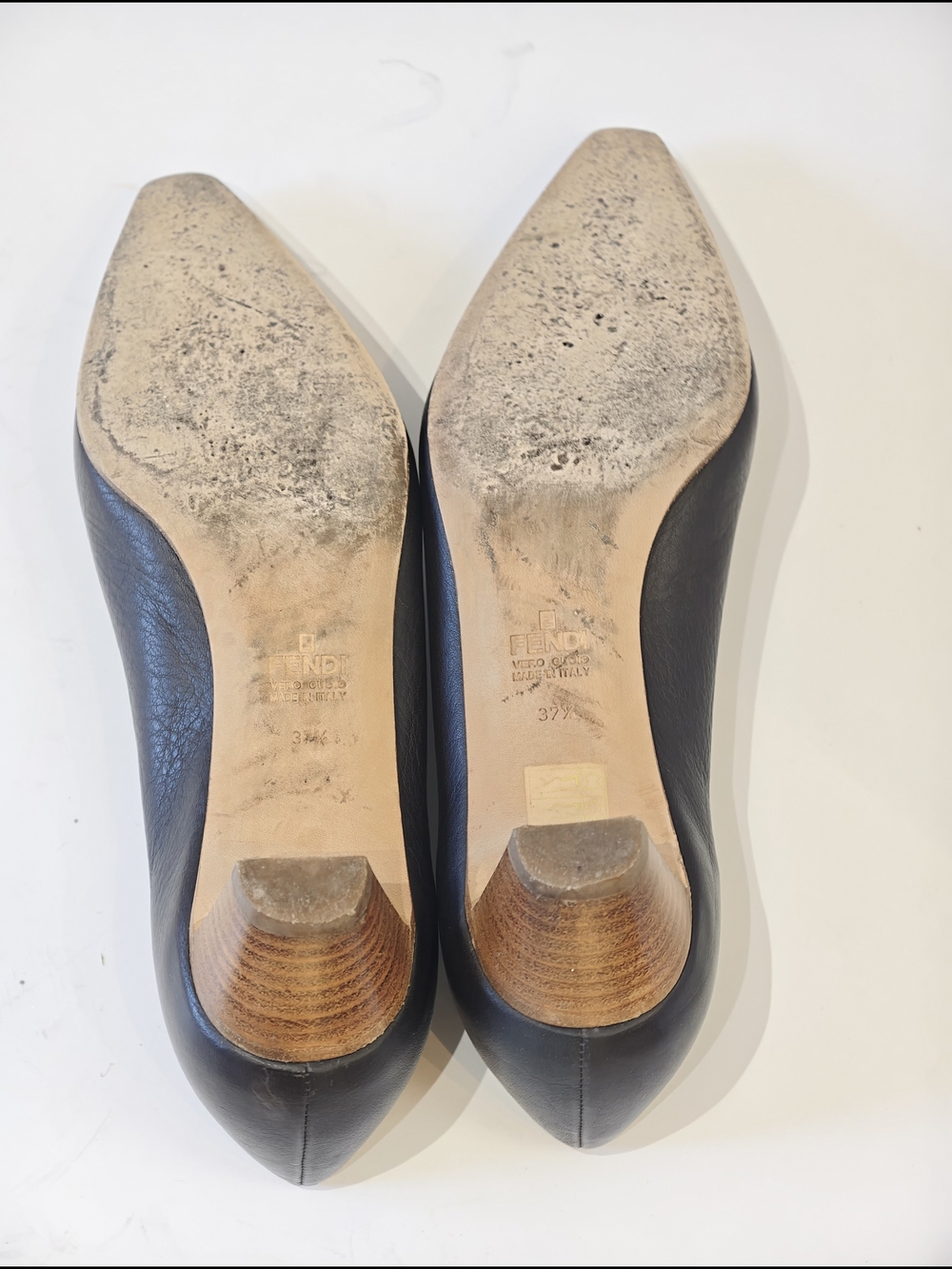 Fendi brown Selleria leather  pumps - Picture 10 of 10